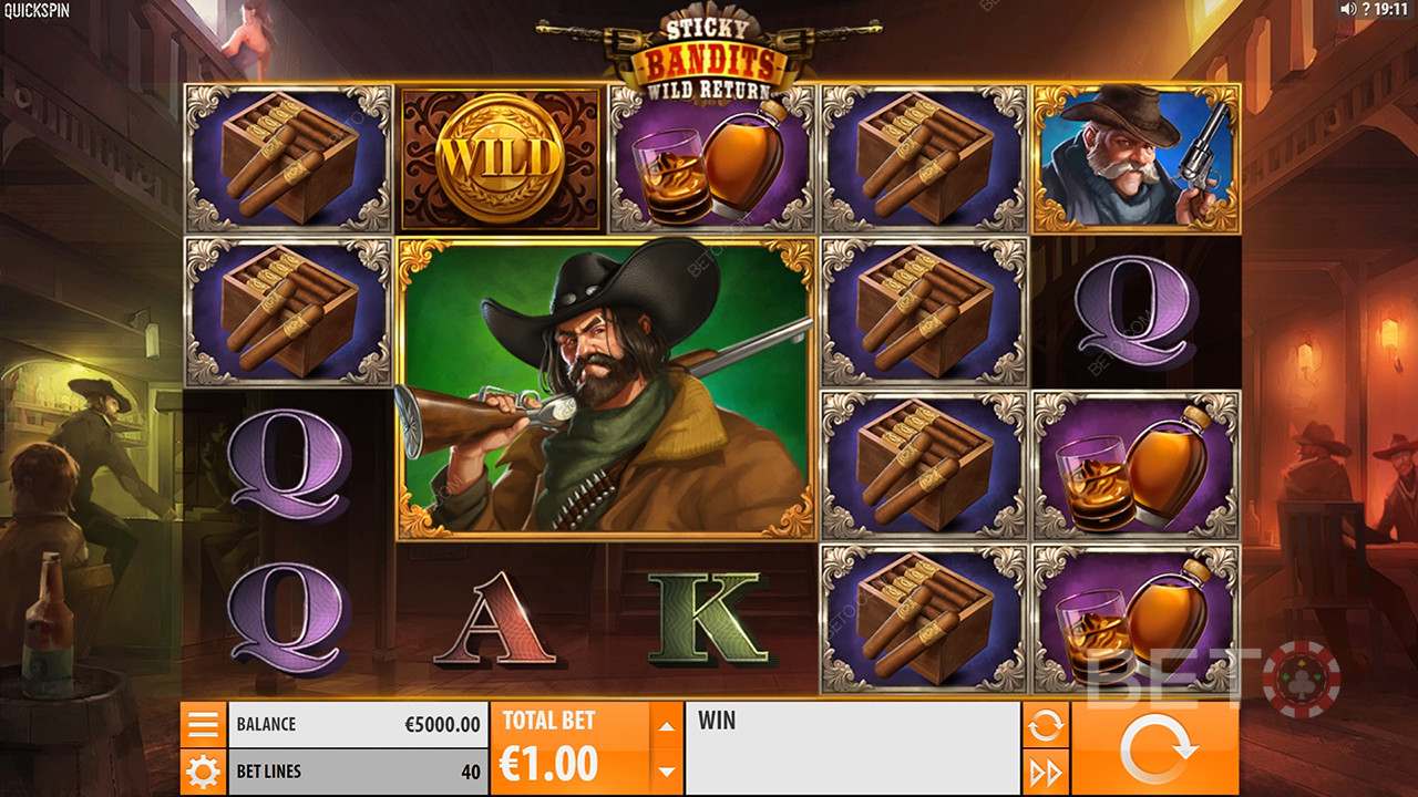 Sticky Bandits: Wild Return Recensione di BETO Slots