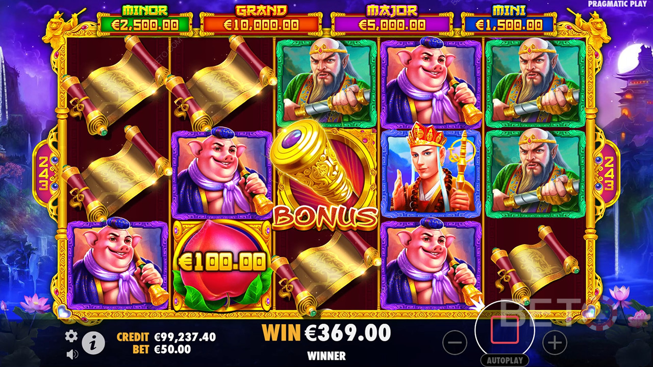 Vinci 6.080x la tua puntata nella slot machine Monkey Warrior!