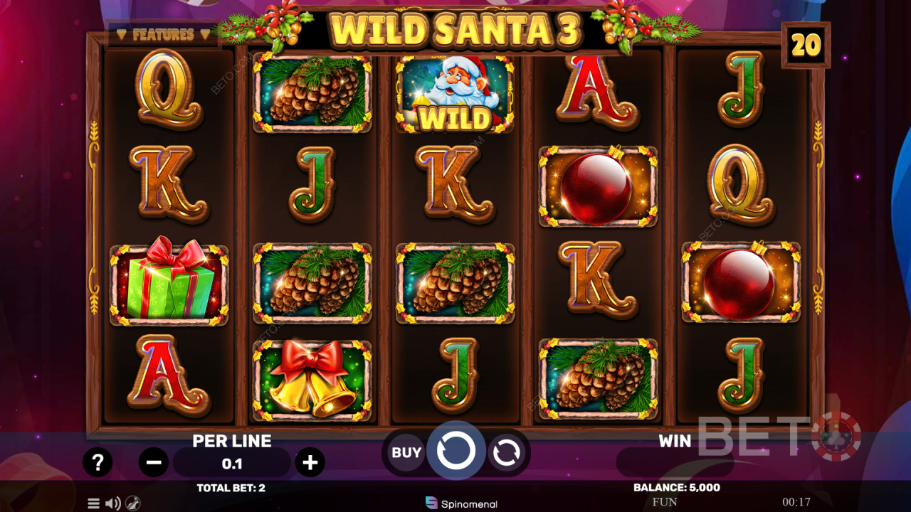 Wild Santa 3 Recensione di BETO Slots