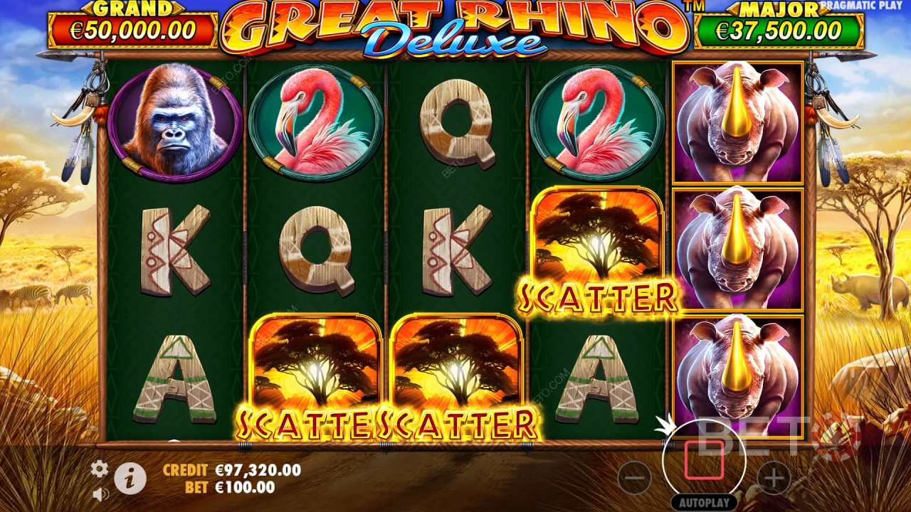 Great Rhino Deluxe Gioco Gratuito