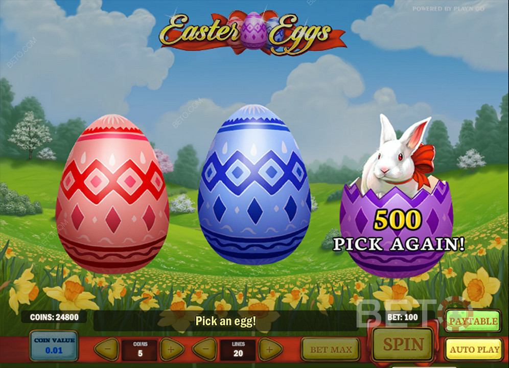 Le uova di Pasqua portano bonus ipnotici al gioco