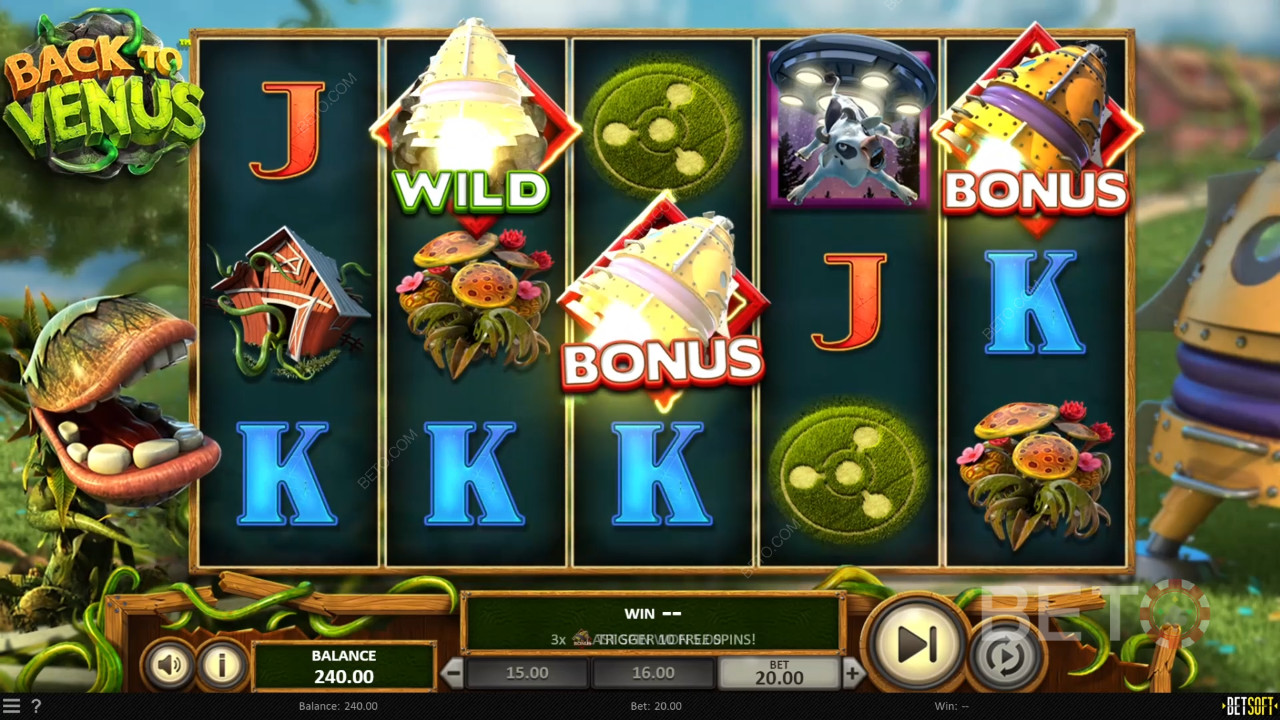Back To Venus Recensione di BETO Slots