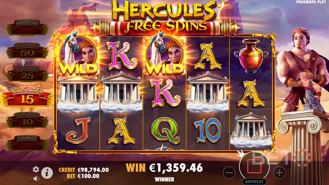 Ercole e Pegaso Recensione da BETO Slots