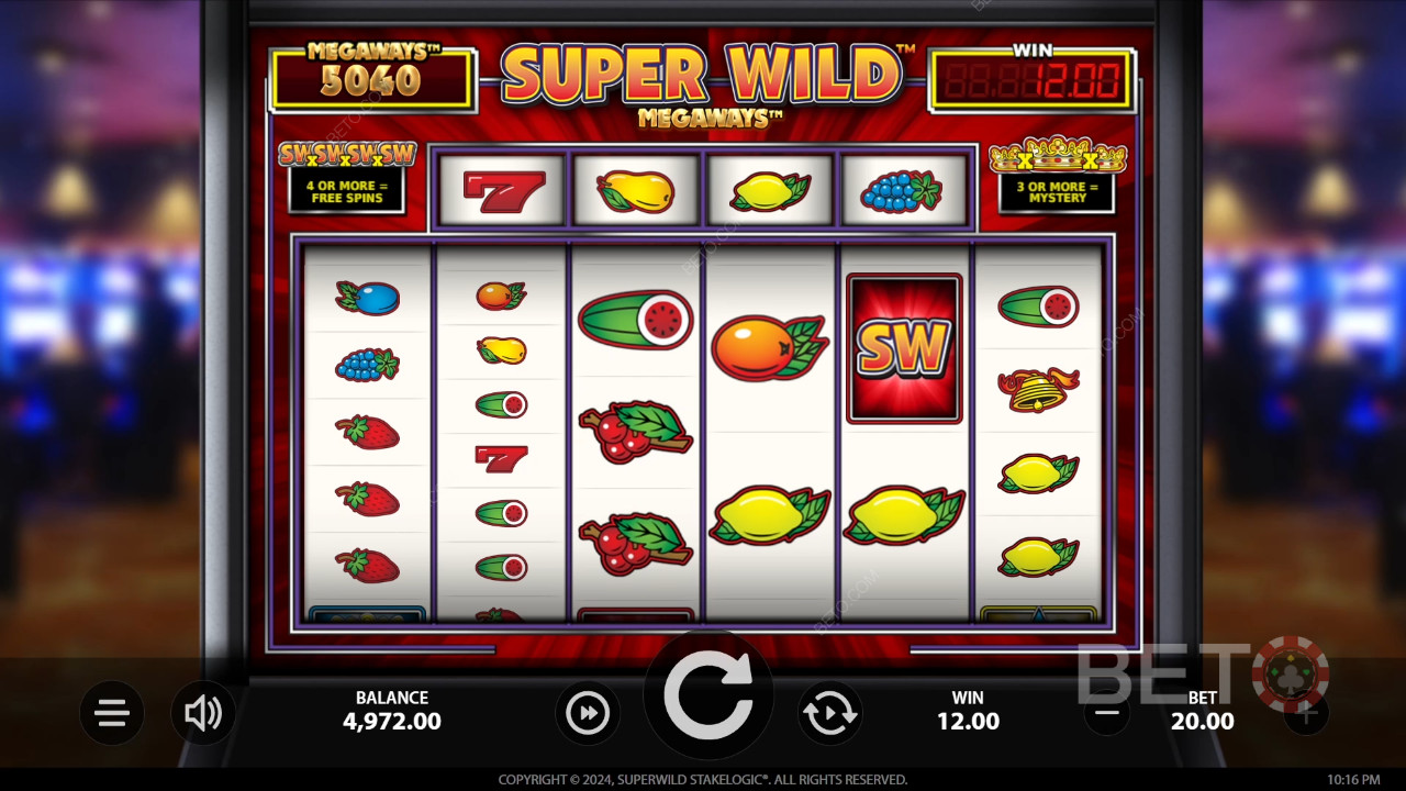 Recensione di Super Wild Megaways da parte di BETO Slots