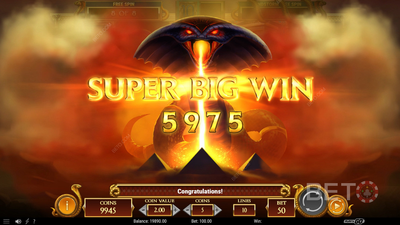 Vinci 10.000x la tua puntata nella slot online Scales of Dead!