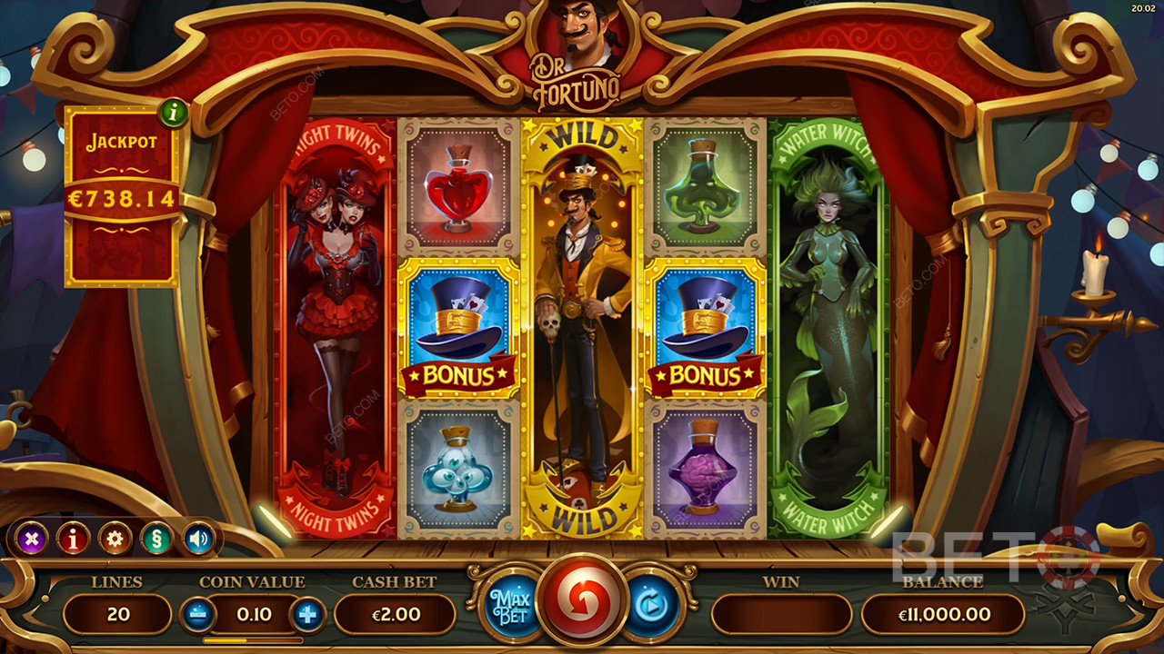 Recensione di Dr Fortuno da BETO Slots