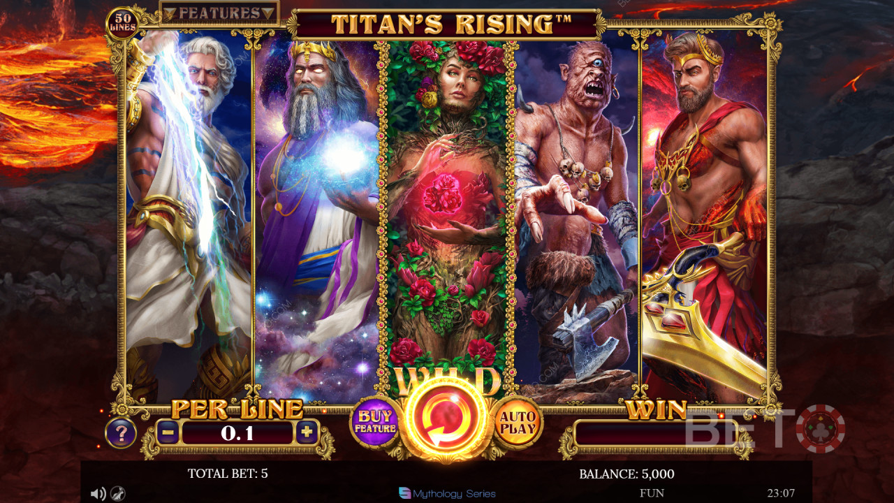 Titans Rising Recensione da BETO Slots