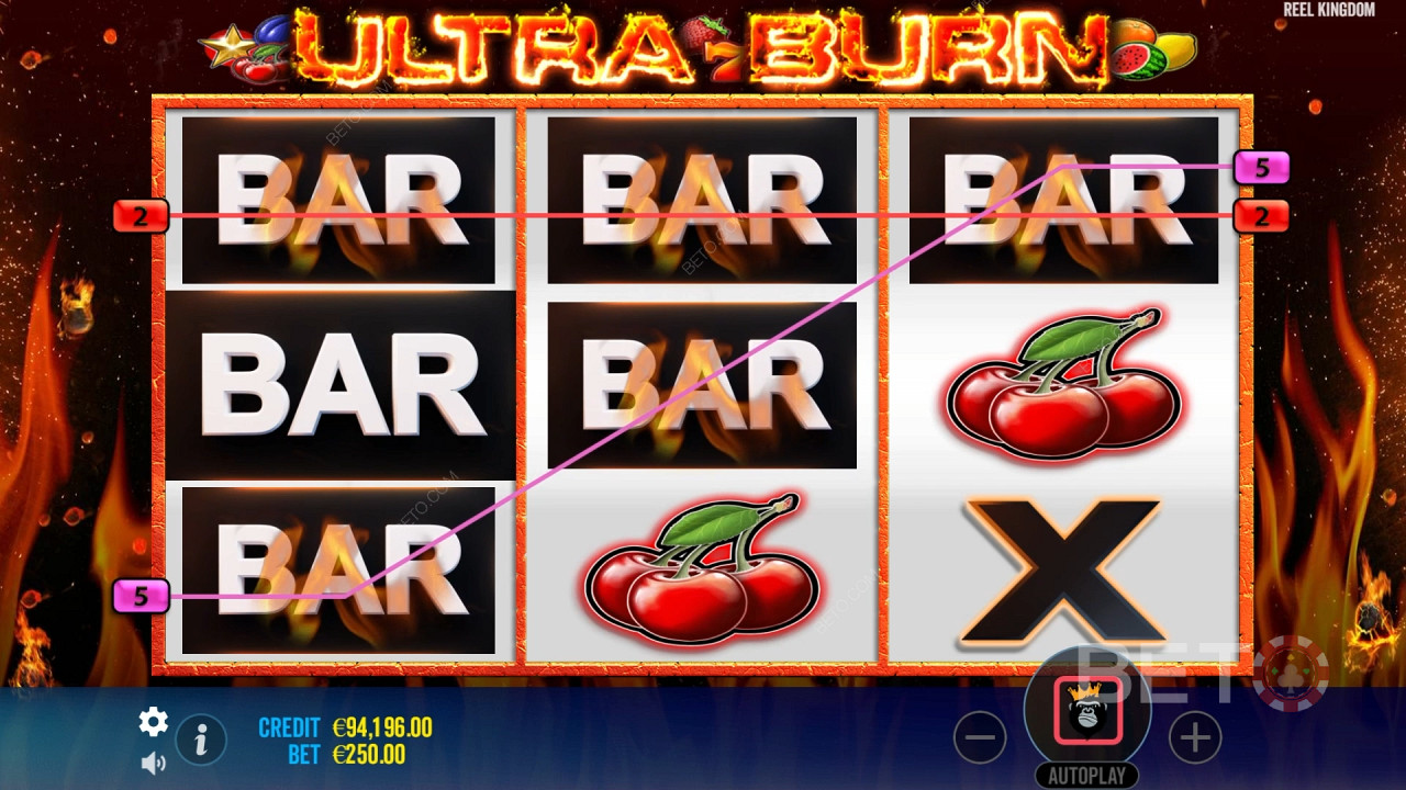Recensione di Ultra Burn da parte di BETO Slots