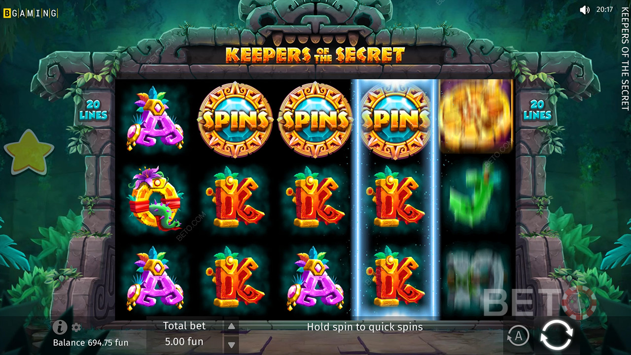 Keepers of the Secret Recensione da BETO Slots