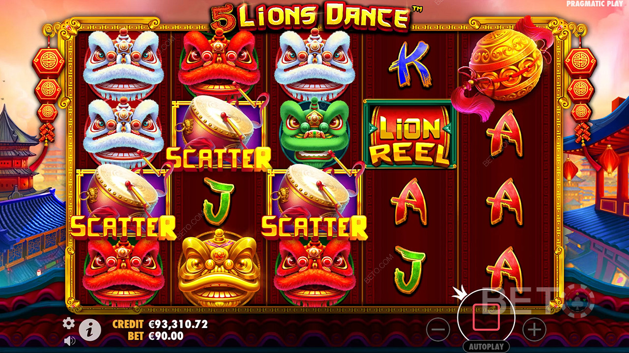 5 Lions Dance Recensione di BETO Slots