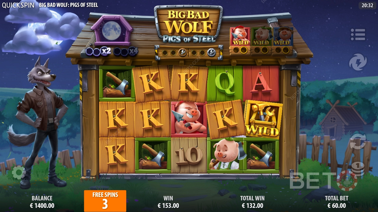 Big Bad Wolf: Pigs of Steel Gioco Gratuito