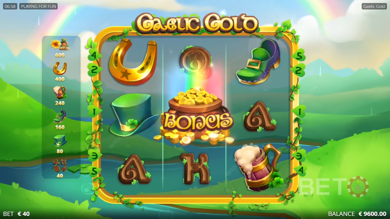 Recensione di Gaelic Gold da parte di BETO Slots