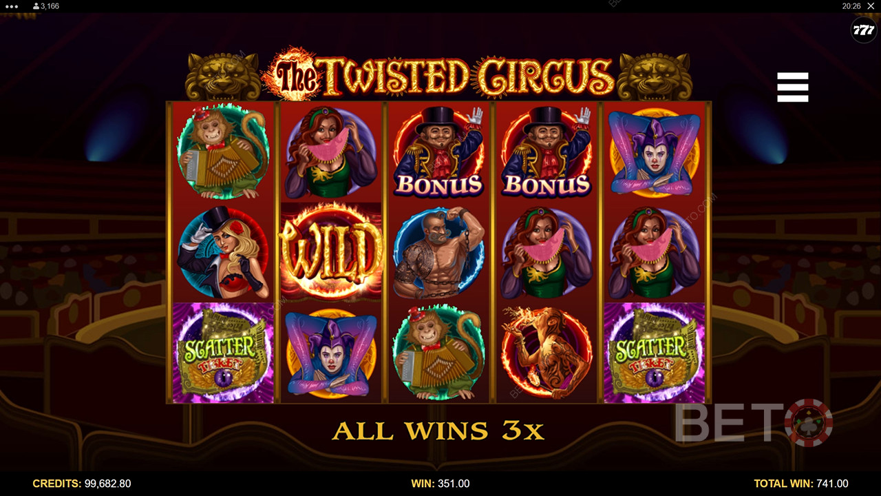 The Twisted Circus: una slot online che vale un giro?