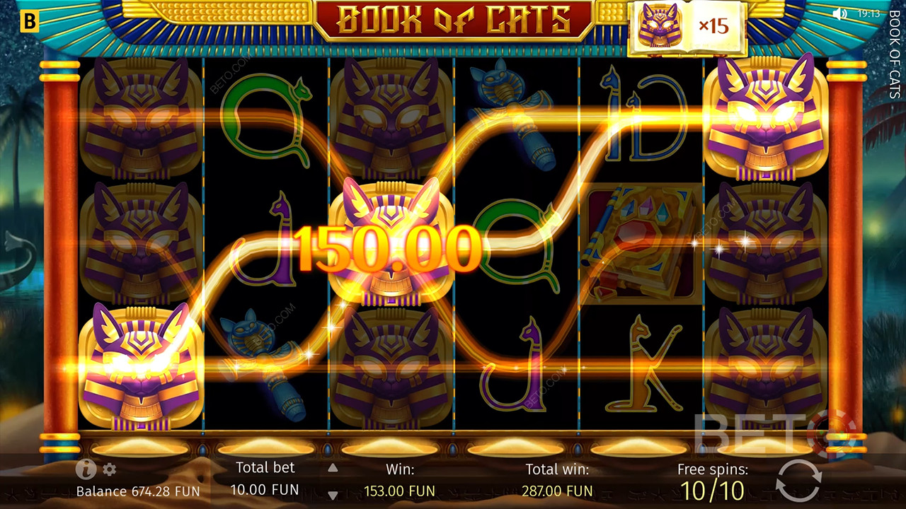 Book Of Cats Recensione di BETO Slots