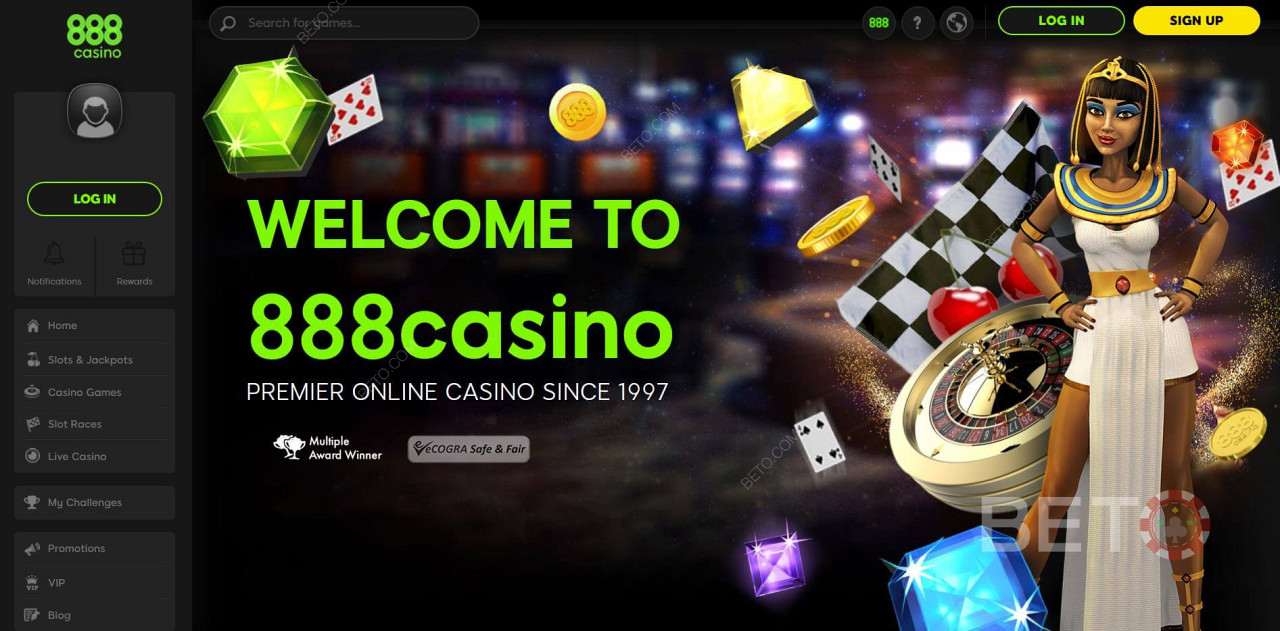 888 ha anche una sala da poker e alcuni dei migliori bonus in denaro.
