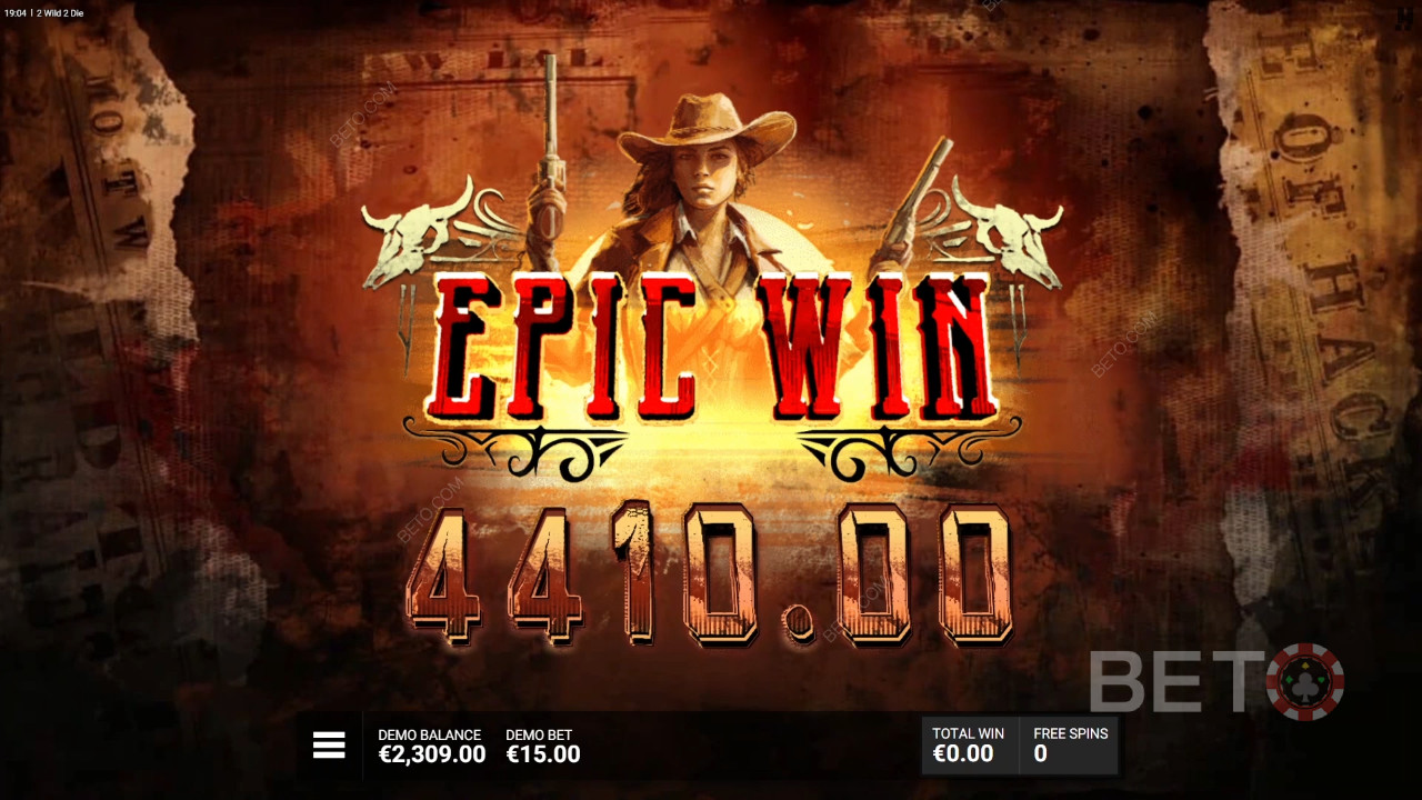 Vinci 15.000x la tua puntata nella slot 2 Wild 2 Die!