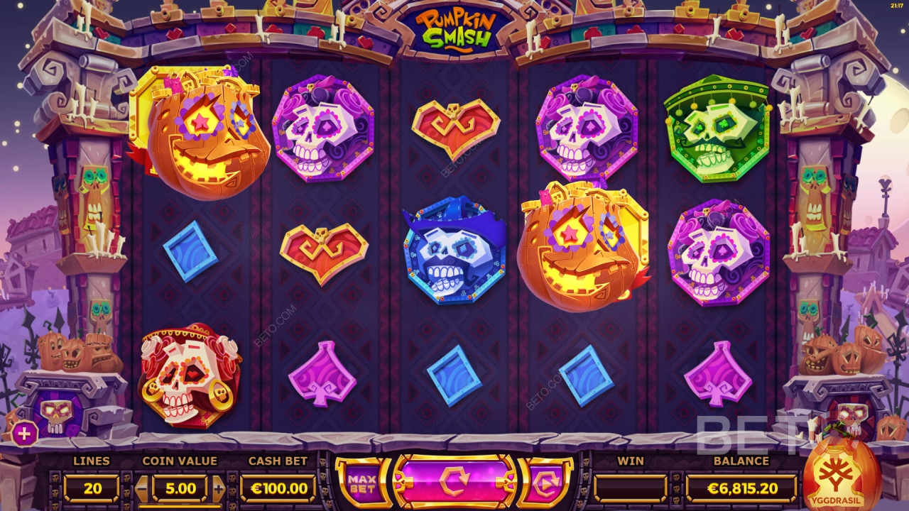 Recensione di Pumpkin Smash da parte di BETO Slots