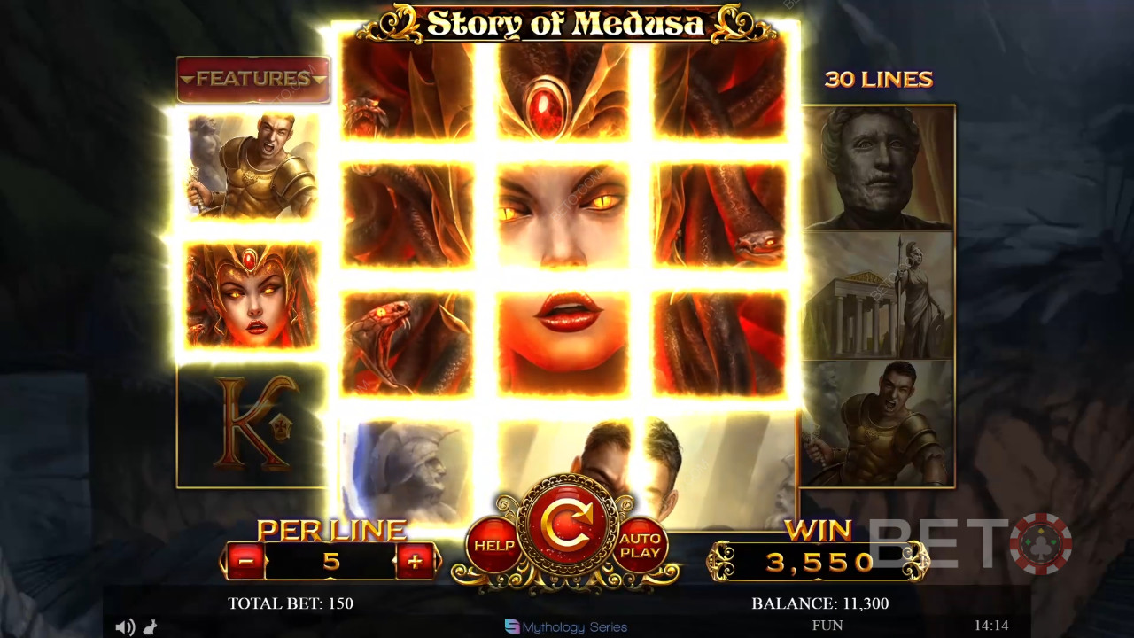 Story Of Medusa Recensione di BETO Slots
