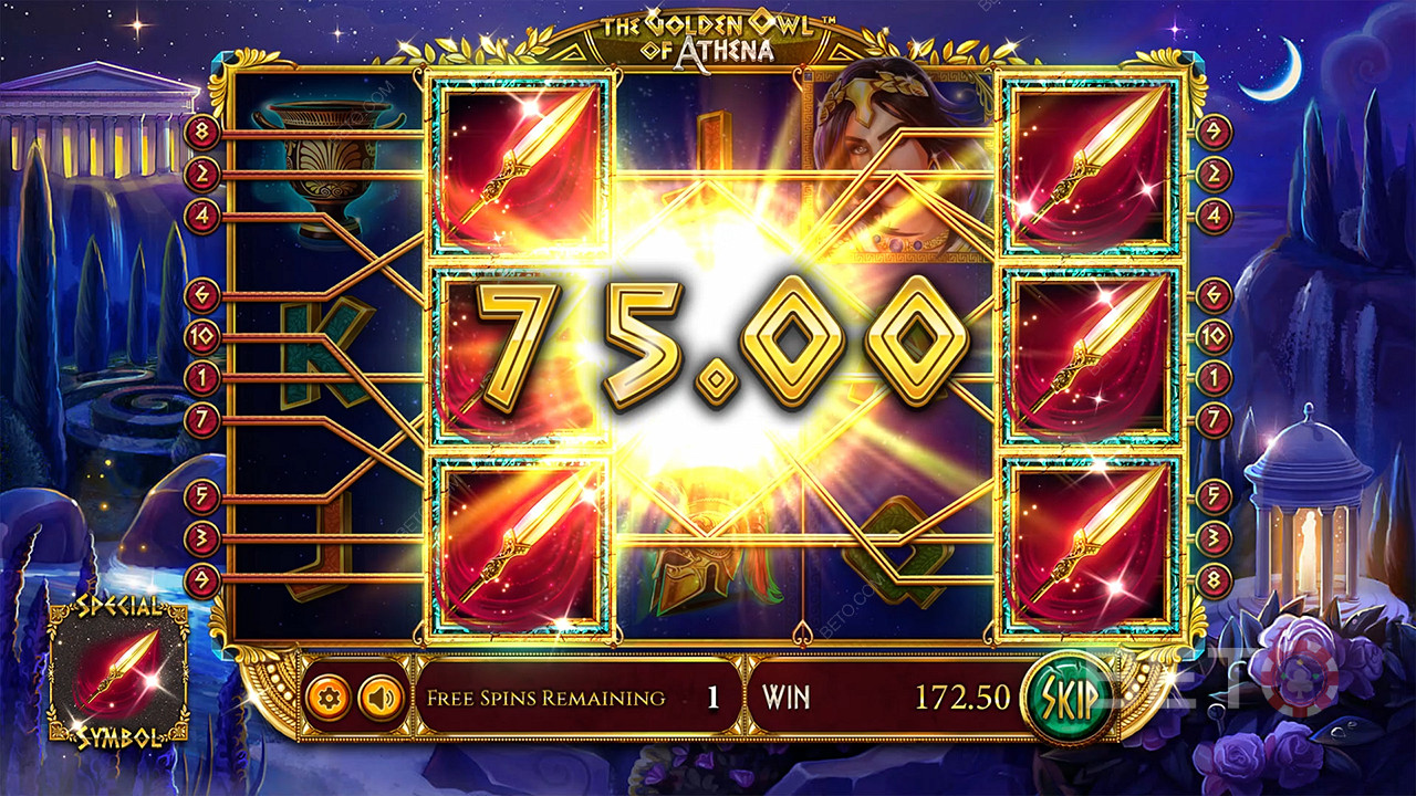 La recensione di The Golden Owl Of Athena da parte di BETO Slots