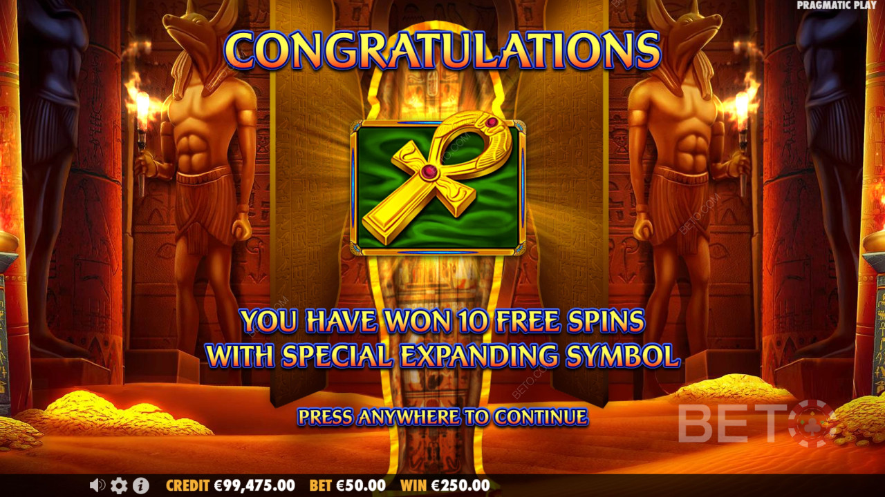 Vincete 5.000x la vostra puntata nella slot classica online Antico Egitto!