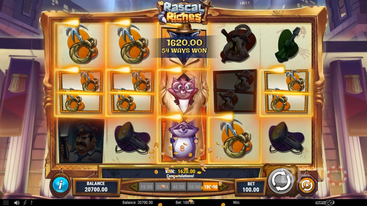Recensione di Rascal Riches da parte di BETO Slots