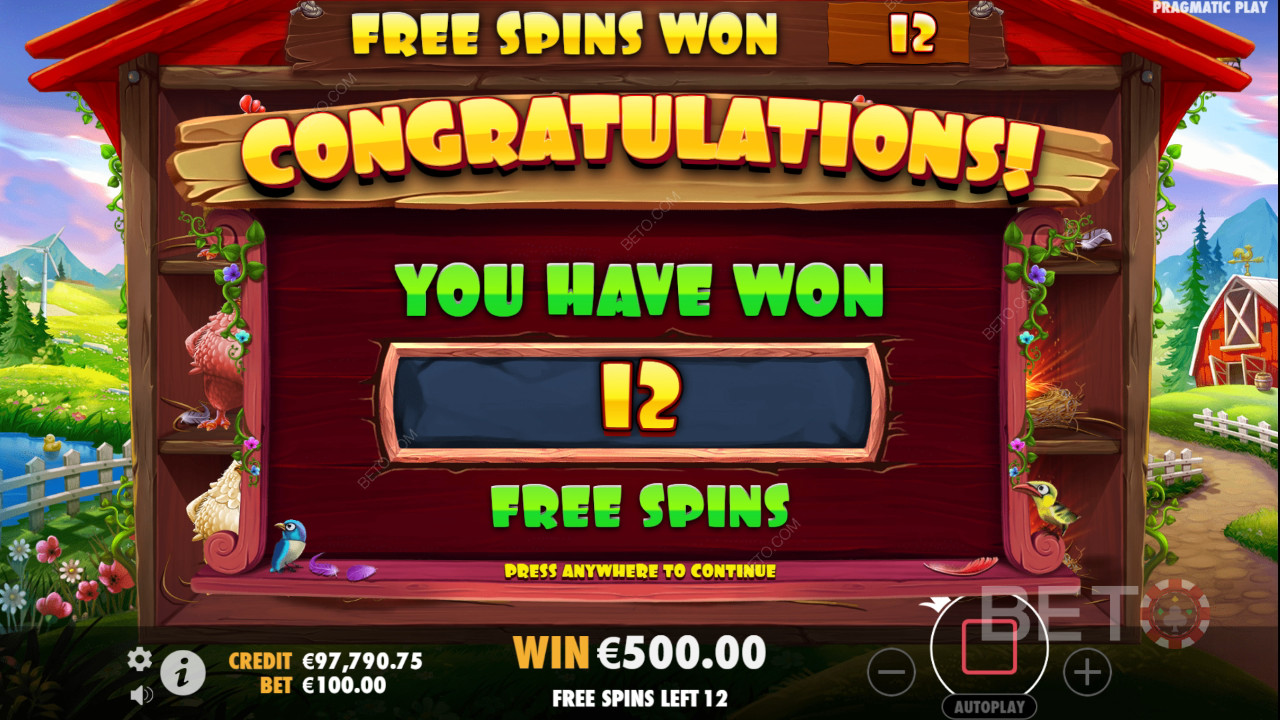 Vinci 6.750x la tua puntata nella slot online The Tweety House!