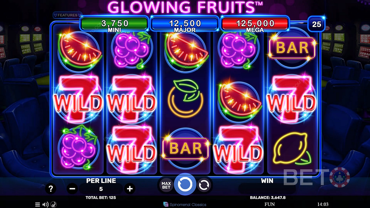 Glowing Fruits Gioco Gratuito