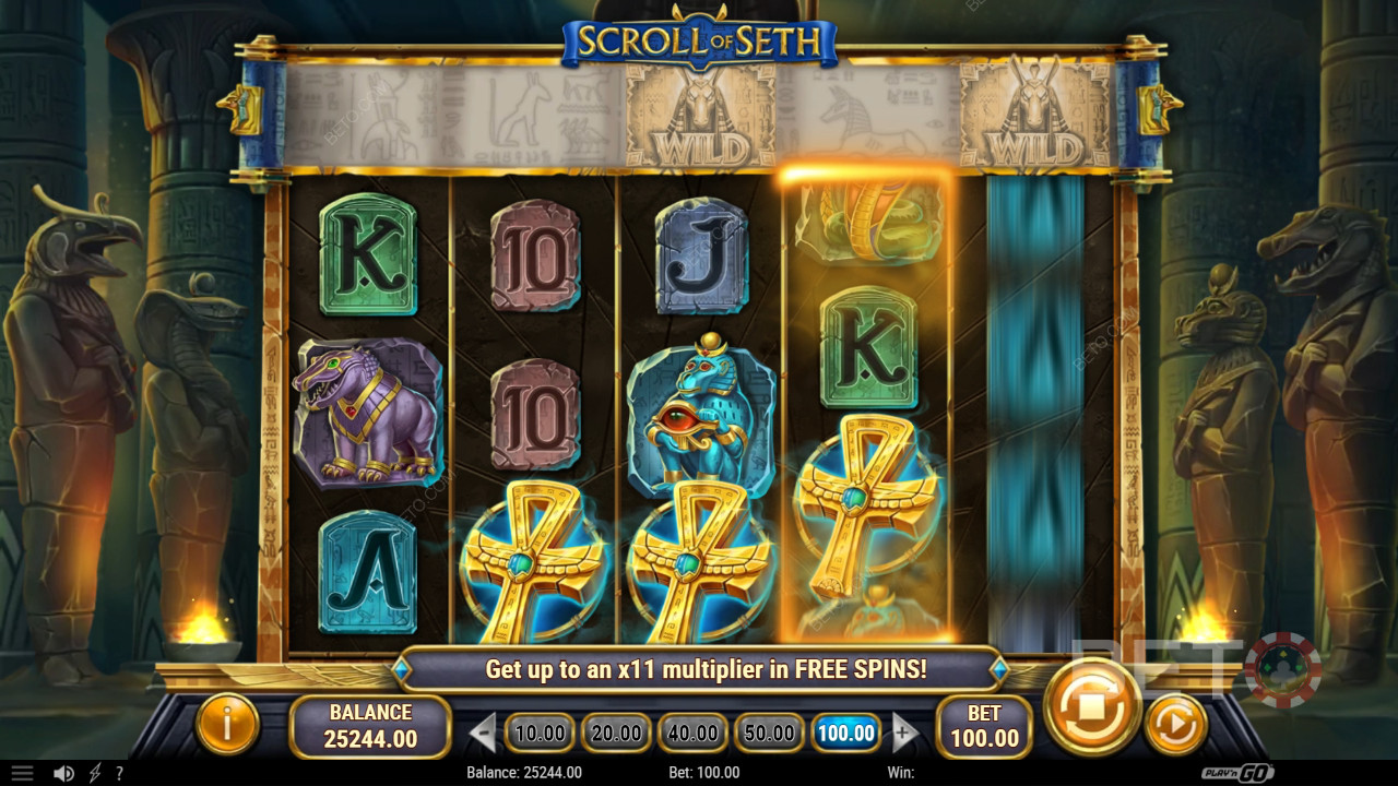Scroll of Seth Recensione di BETO Slots