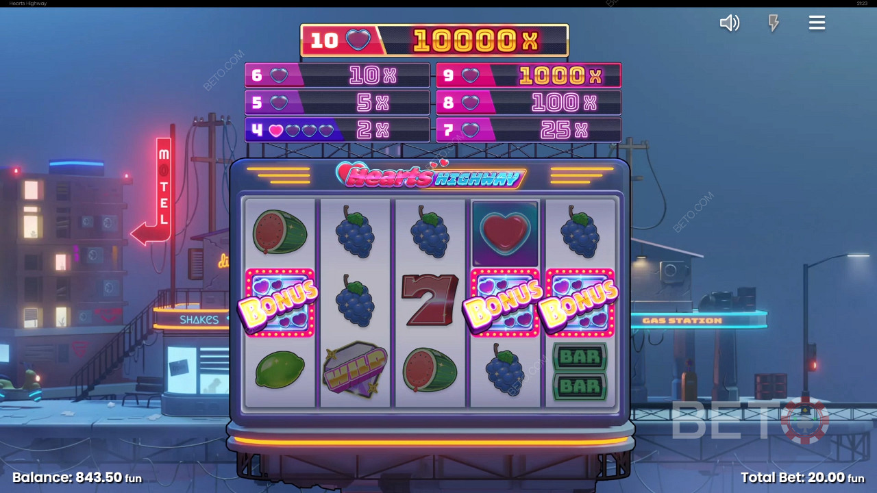Recensione di Hearts Highway da parte di BETO Slots