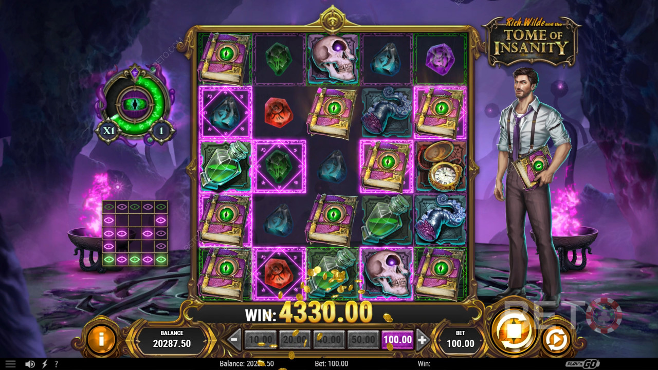Rich Wilde and the Tome of Insanity Recensione di BETO Slots