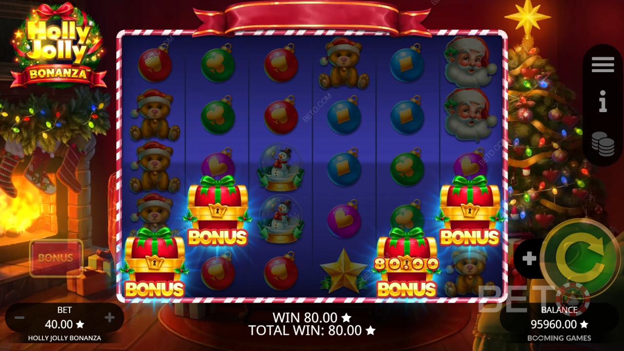 Holly Jolly Bonanza Recensione di BETO Slots