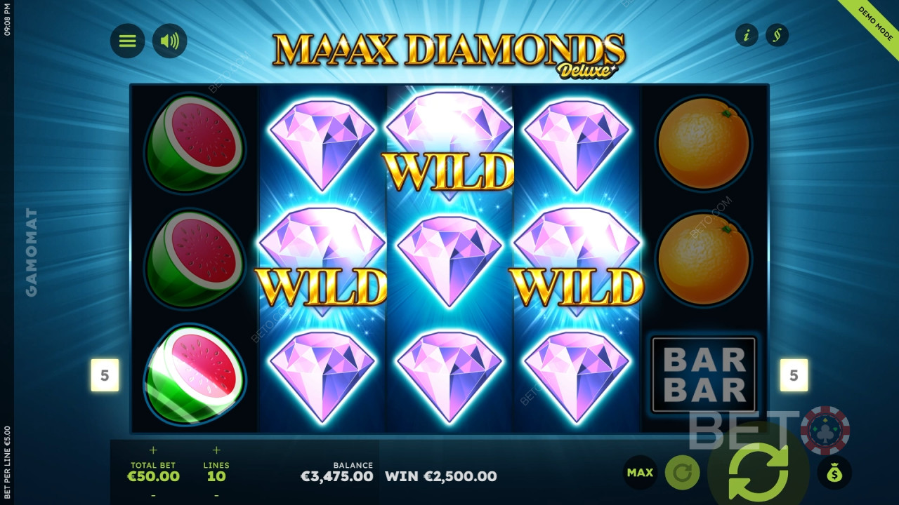 Maaax Diamonds Deluxe Recensione da BETO Slots