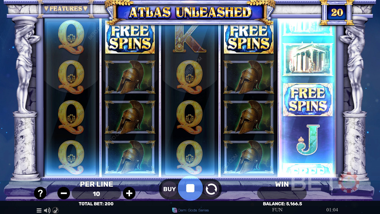 Atlas Unleashed Recensione di BETO Slots
