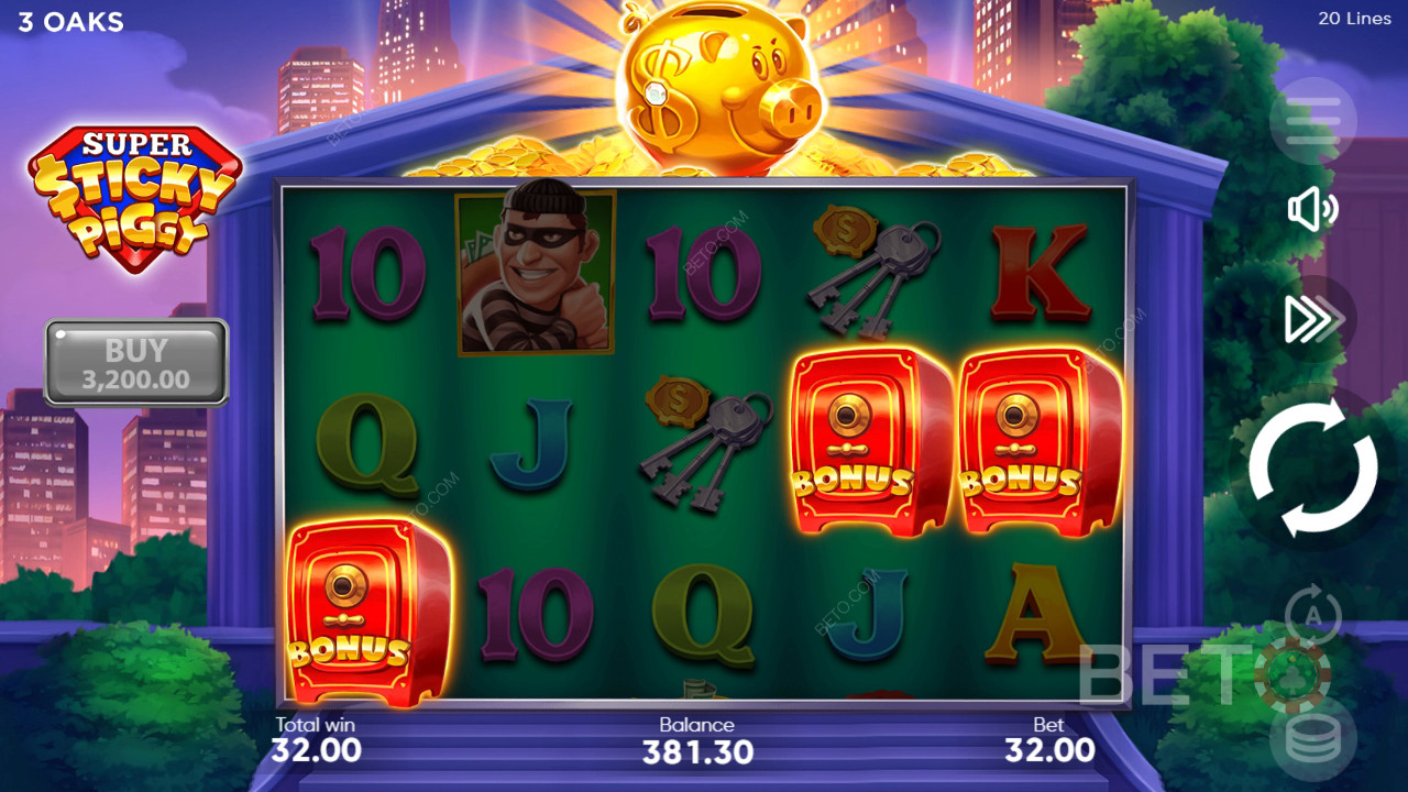 Recensione di Super Sticky Piggy da parte di BETO Slots
