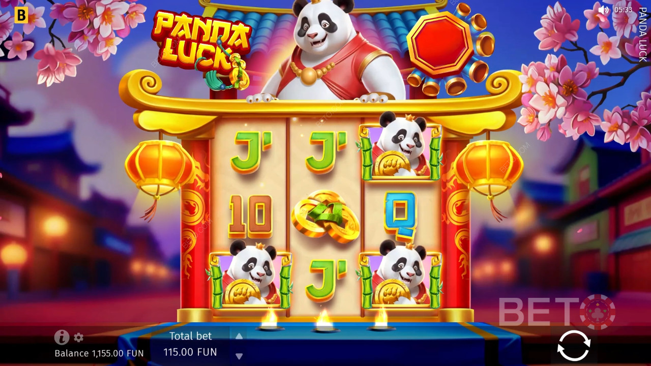 Panda Luck Recensione di BETO Slots