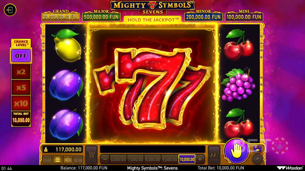 Mighty Symbols: Sevens Recensione di BETO Slots