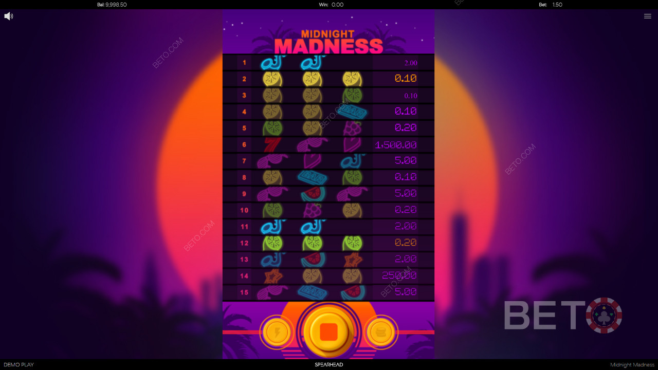 Il colorato gameplay di Midnight Madness