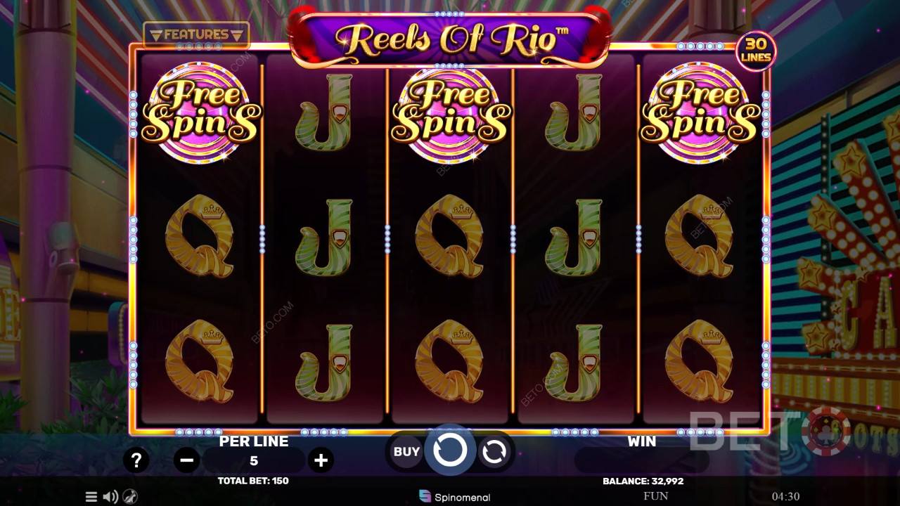 Reels Of Rio - Party Time Recensione di BETO Slots