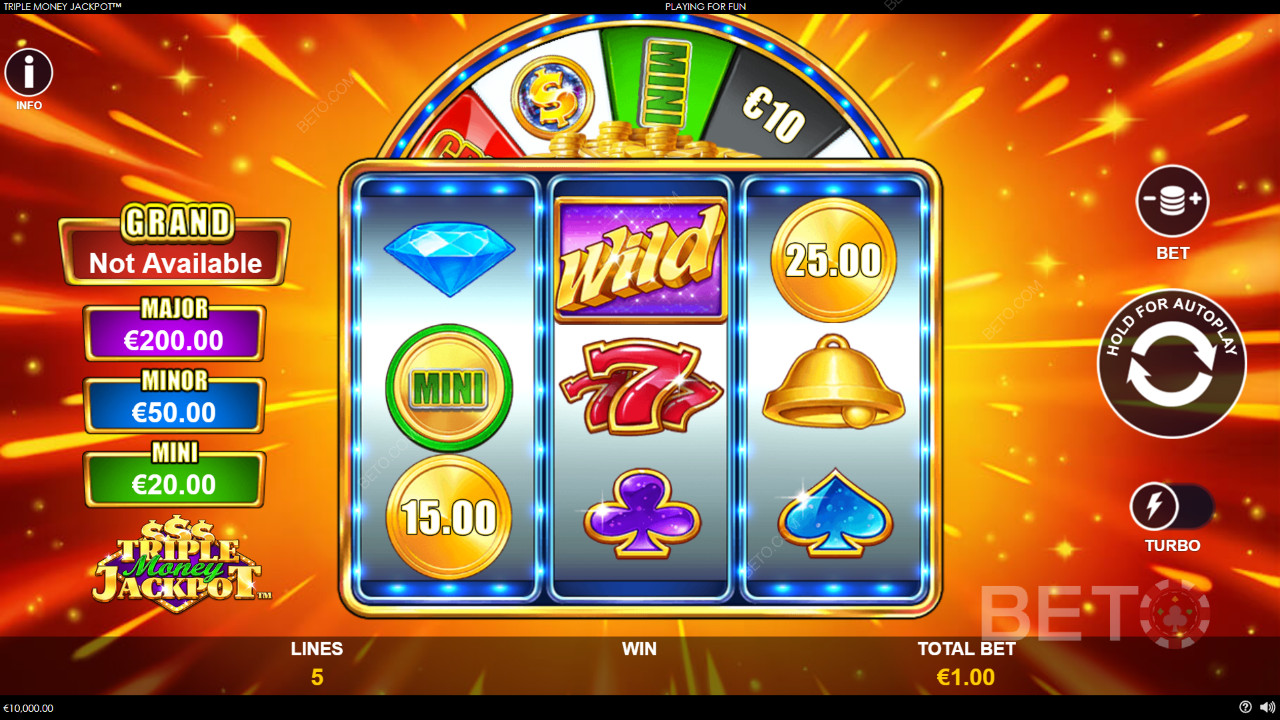 Come giocare al Jackpot in denaro triplo di Playtech