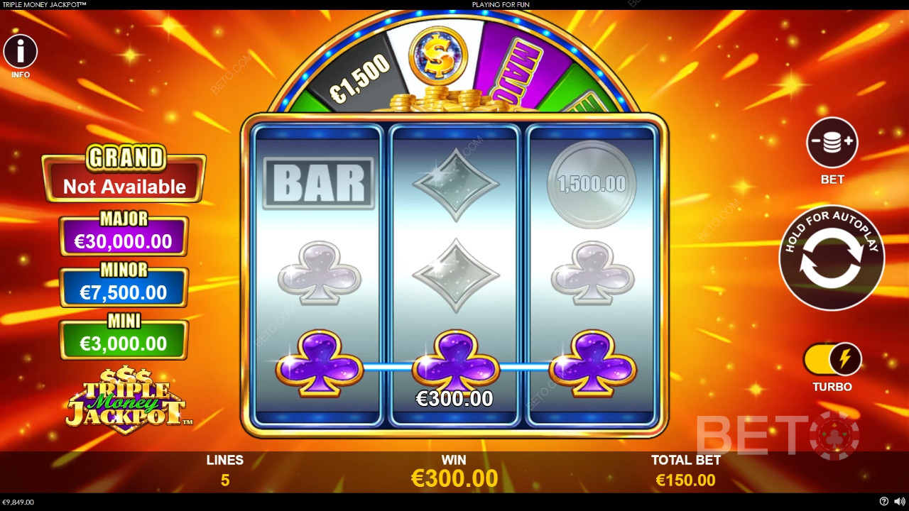 Tema e design: Emozione da casinò classico