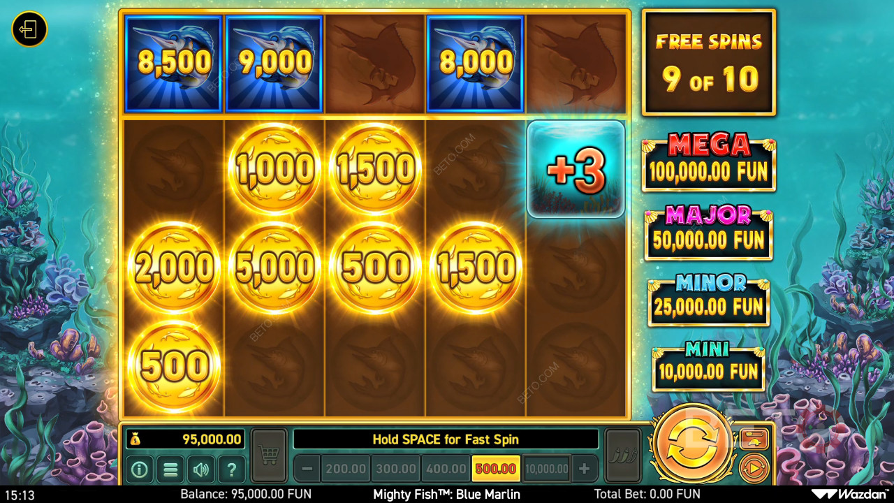Mighty Fish: Blue Marlin Recensione di BETO Slots