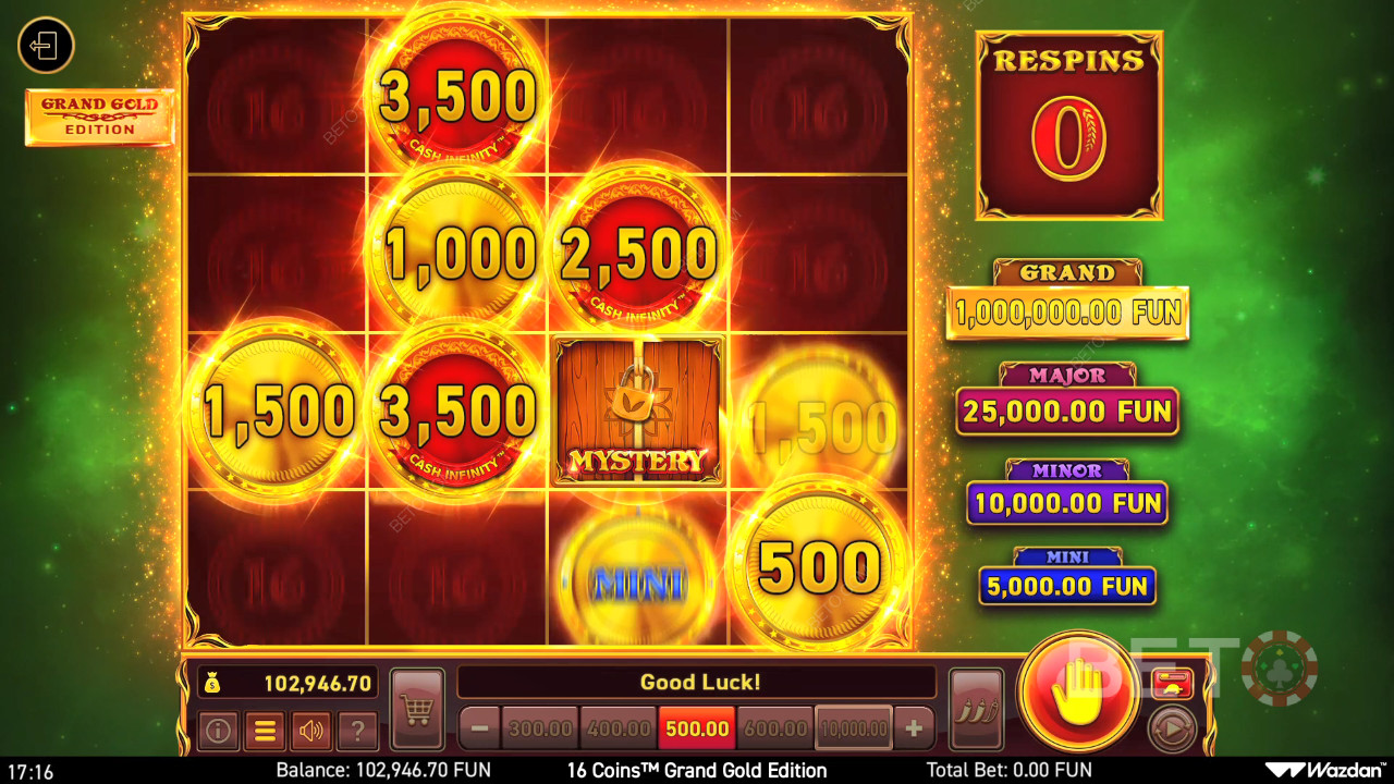 La 16 Coins Grand Gold Edition Slot Online vale la pena?