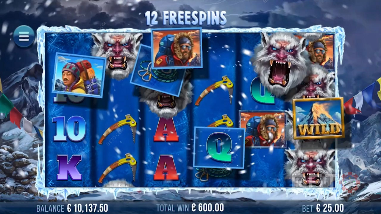 Godetevi diversi giri gratuiti nella slot machine 9k Yeti