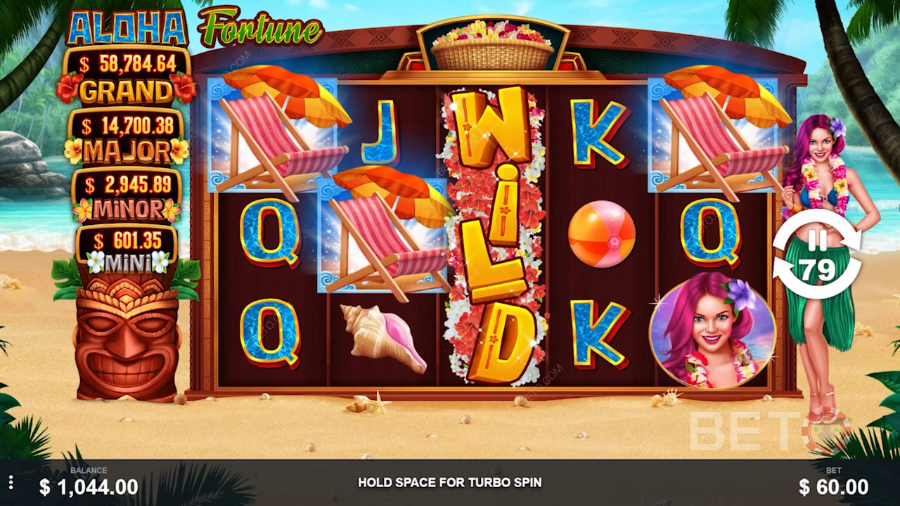 La slot machine online Aloha Fortune di Pariplay
