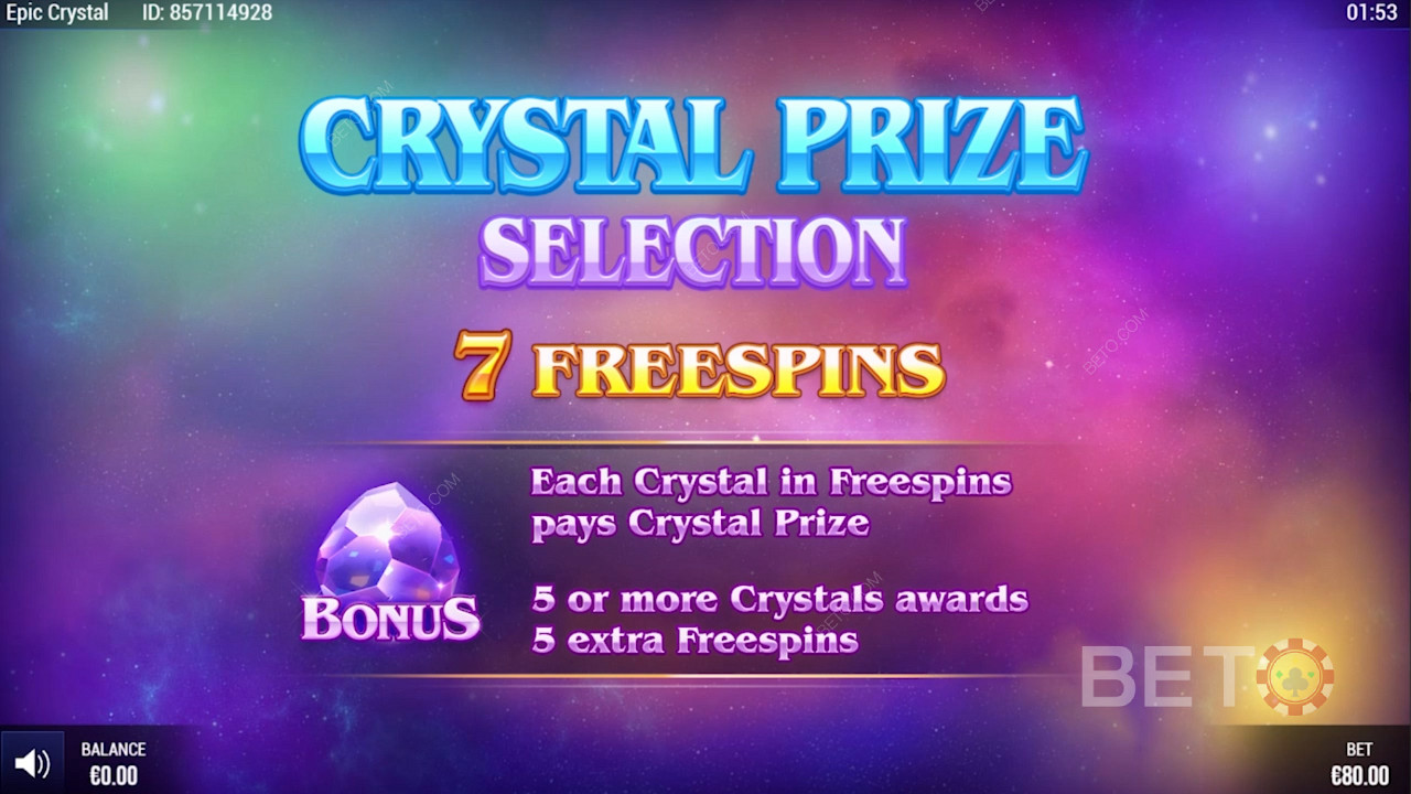 Giri gratis speciali di Epic Crystal