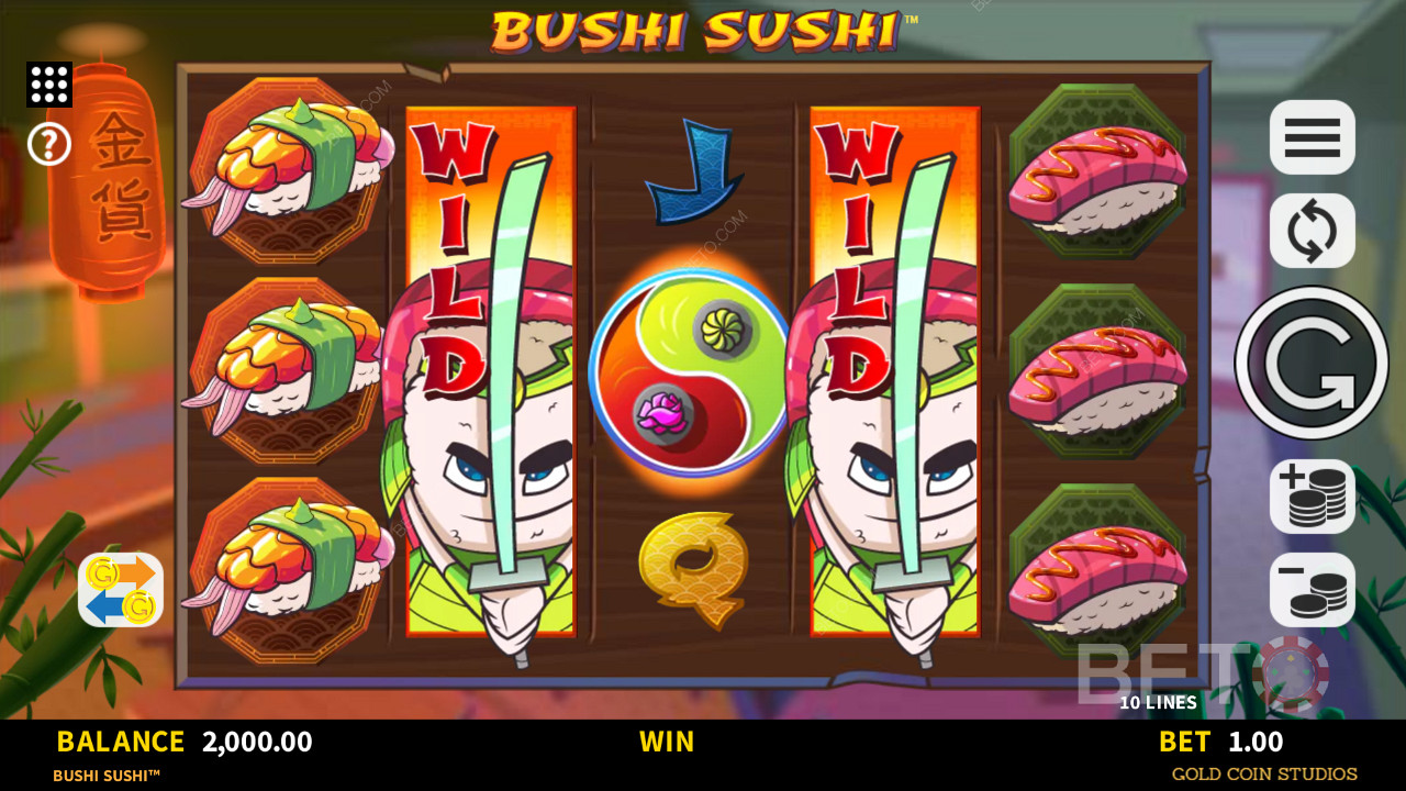 Wilds espandibilinella slot machine Bushi Sushi