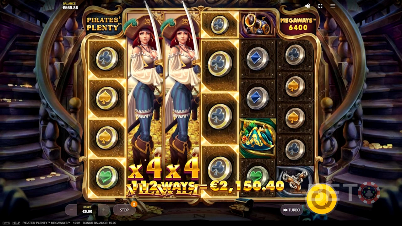 Divertitevi con i Wild in espansione nella video slot Pirate