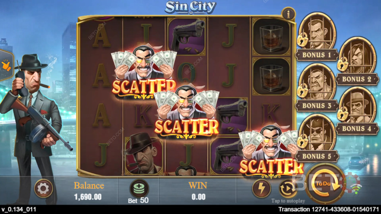 Recensione di Sin City da parte di BETO Slots