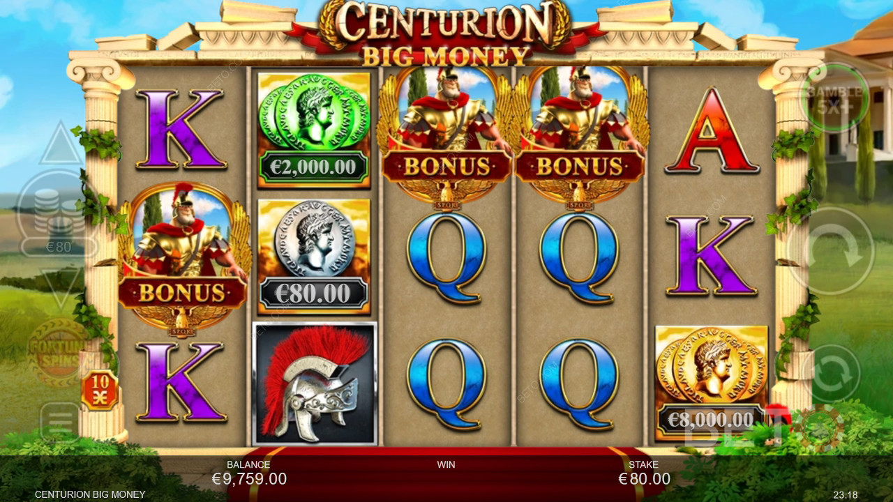 Recensione di Centurion Big Money da parte di BETO Slots