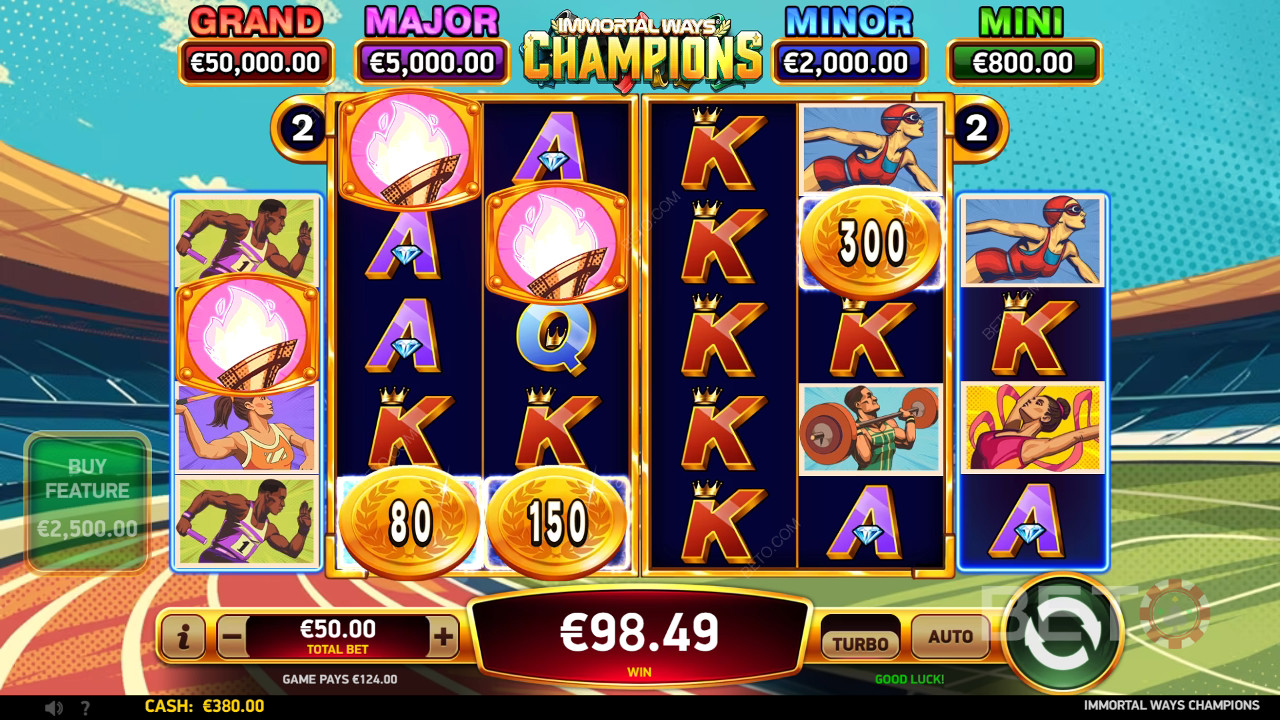 Recensione di Immortal Ways Champions da parte di BETO Slots